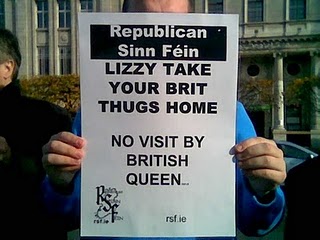 RSF Protest -  "Take your Brit thugs home...!"