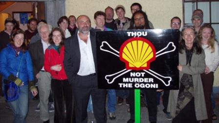 Some of the people who turned up to hear the story