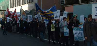 March sets off down to the Fine Gael Head Office