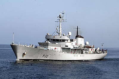 Irish Navy Ship LE Aoife