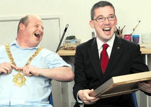 SIPTU facilitate Belfast Mayor Niall O'Donnghaile visit to Art Ability in June