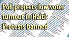 Will Haitian voters simply stay home?