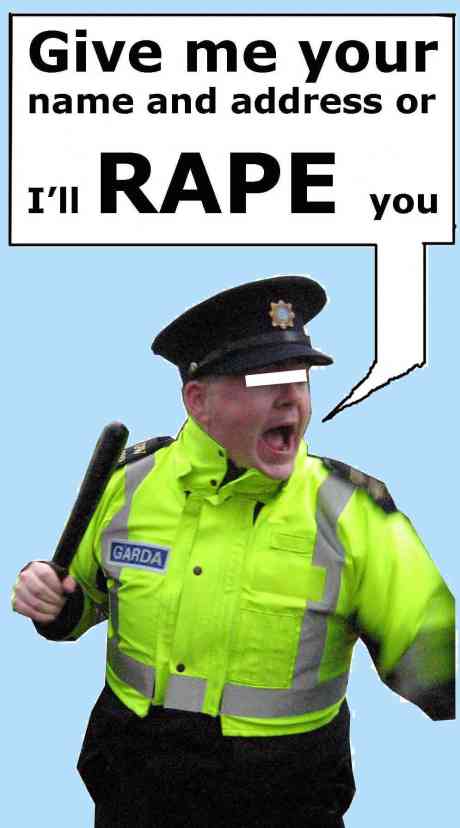 Give me your name and address or Ill rape you - CORRIBGATE