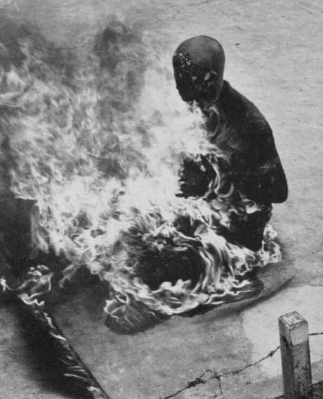 Quang Duc started it all off in 1963. He was a buddhist. Apparantly they treat the little kiddies very badly.