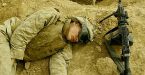 US marines asleep at their base in Falluja, Iraq. Photograph: Nicolas Asfouri/AFP/Getty images