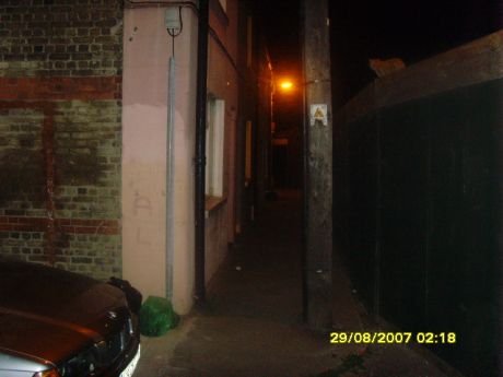 SCAREY PLACE AT NIGHT,SPECIALLY IF YOUR 80YRS OLD