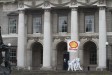 Shell Flag Planted at Dept of Environment