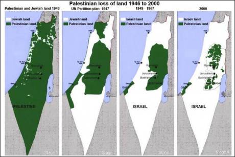 Zionist Land-theft: 1948 to 2000. The rate of  Zionist land theft has inceased dramatically since 2000