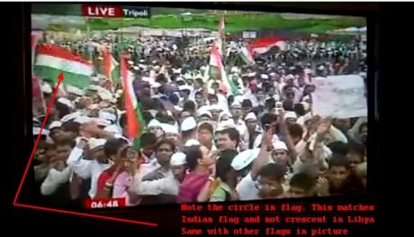 Screen shot 1 from video showing Indian flags