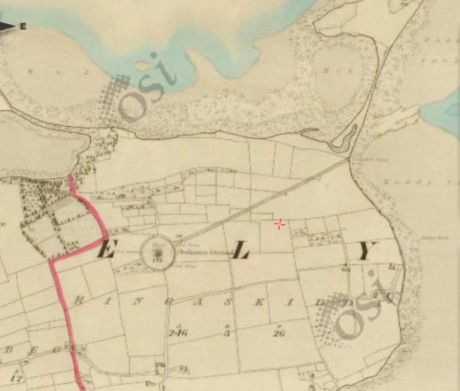 (The original path on the oldest OSi map from ~1840   OSi)