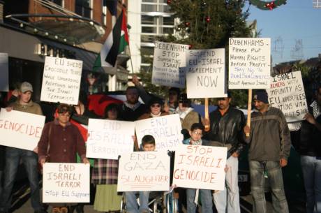 Photo from the Limerick Demo where about 50 attended