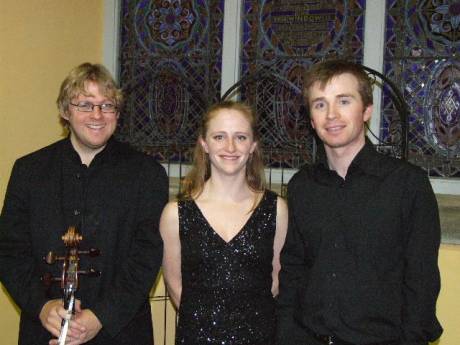 The Rothko Trio.  Robin Michael, Cliona Ryan, Cian O'Duill.