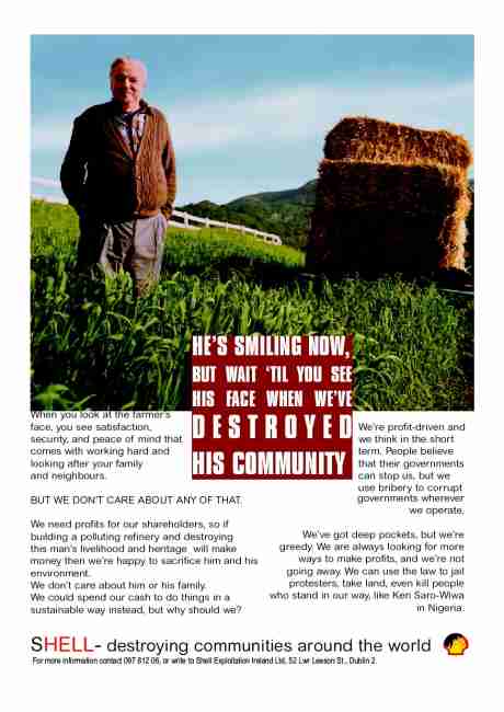 Shell Destroys Communities. (click to download and print).