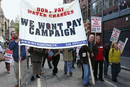We Won't Pay Campaign Protest
