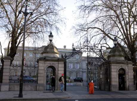 AI member as Guantnamo prisoner at Leinster House