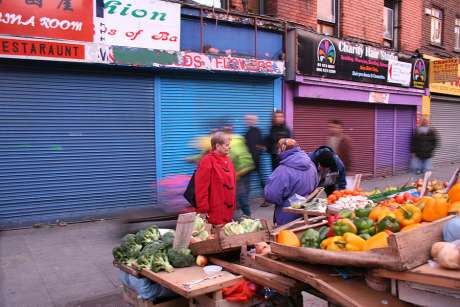 Some of the shops on Moore St that have been shut down in recent weeks