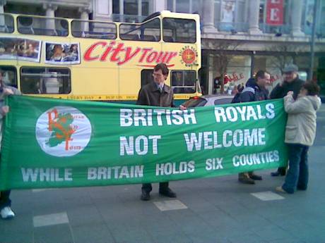 British 'royals' not welcome !