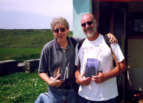 Eamonn Wall (left) with fellow Salmon poet, John Menaghan