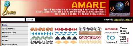 AMARC - live radio coverage from WSF 09, Belm, Brazil