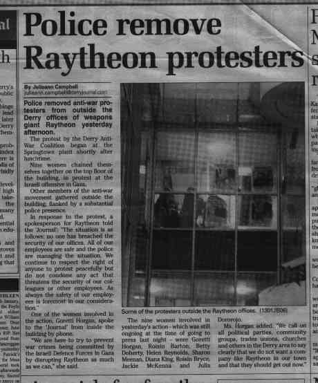 As usual, the "Derry Journal" performs alchemy for Raytheon