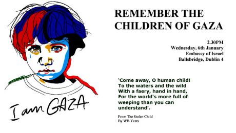 Childrens Rally: Remember the Children of Gaza 6 Jan 2.30pm