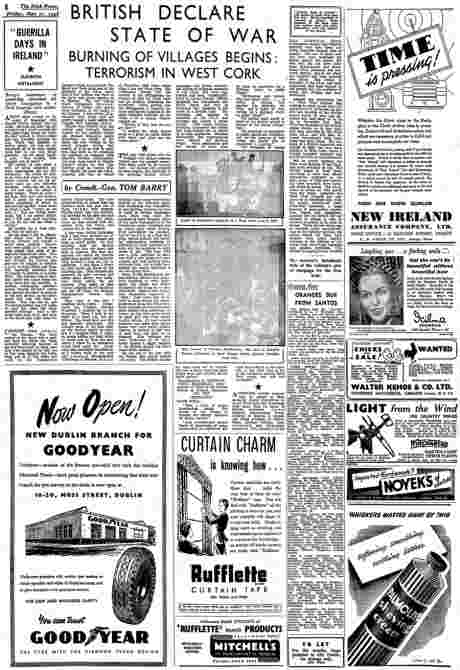 Tom Barry's Guerilla Days in Ireland serialised in the Irish Press 1948 - instalment 11