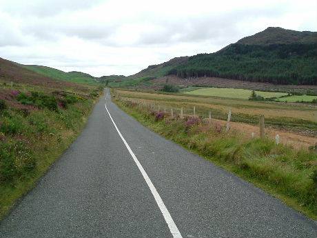 Windy Gap and The Long Woman's Grave on the road north to Omeath