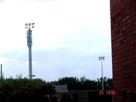 Mast pretending to be a floodlight