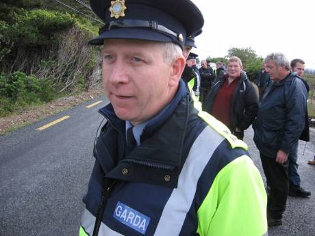 many people commented on the smell of alcohol from the Garda on duty