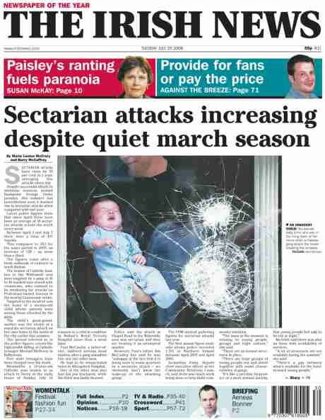 The sectarian marching season is a sectarian attack season