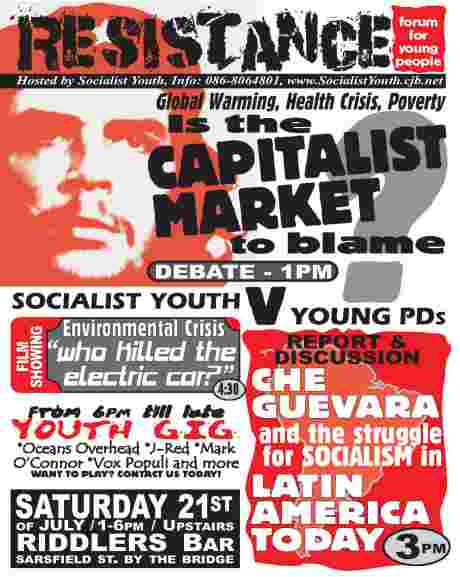 Also discussions on Climate Change, Global Poverty, Che Guevara and Latin America Today