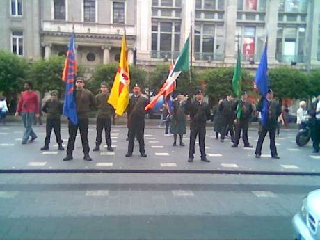 NF , RSF Colour Party and Cumann na mBan at the GPO , Dublin, Sat July 10th 2010.