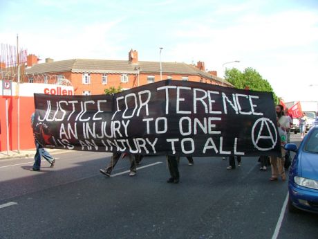 Anarchist Banner - An Injury to One is an Injury to All