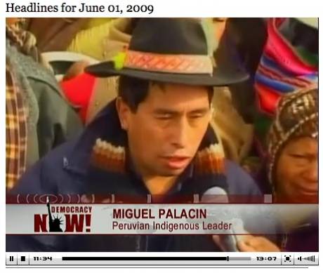 "This government disregards the indigenous people. - Miguel Palacin