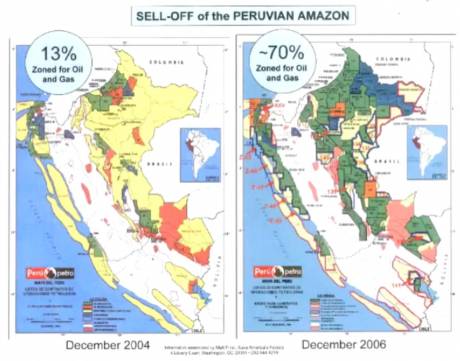 13 > 70 % Giveaway of Amazonian area resourses in 2 years