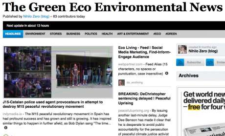 The Green Eco Environmental News: Word is spreading around TWITTER world about the illegal actions of catalan police