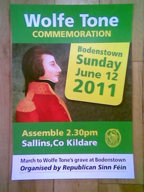 Wolfe Tone Commemoration , Sunday 12th June 2011.