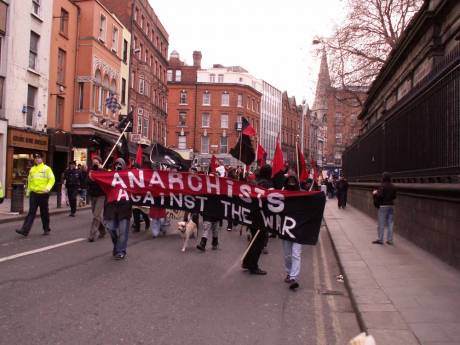 Anarchist March Breaks Away