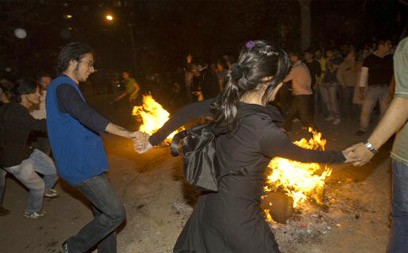 Hijabs Go On Bonfire As Crowds Dance