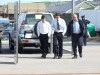 Enda Carey, Johnathan ODonnell and his father Pat ODonnell arrive at court.