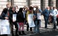 Pro-choice demonstration at Four Courts