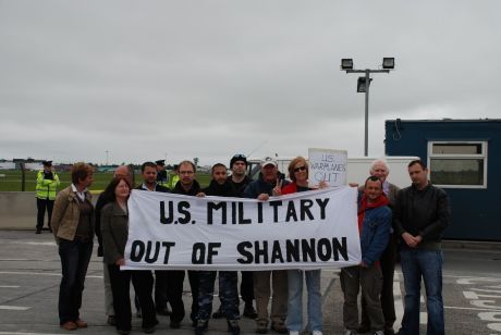 Cindy Sheehan, Rhuhel Ahmed at Shannon 