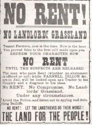 Land League Poster