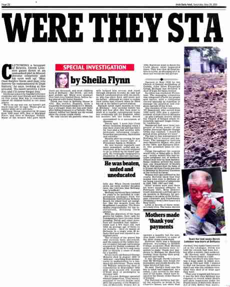 Irish Daily Mail 29 May 2010 p 22 - Click to read