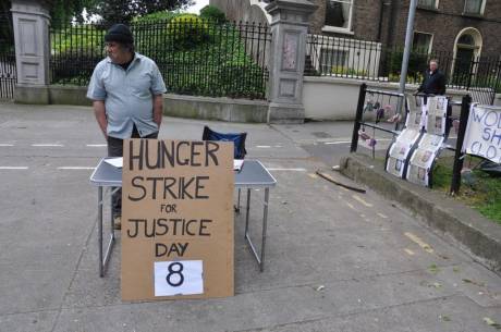 Kevin starts his hunger strike 