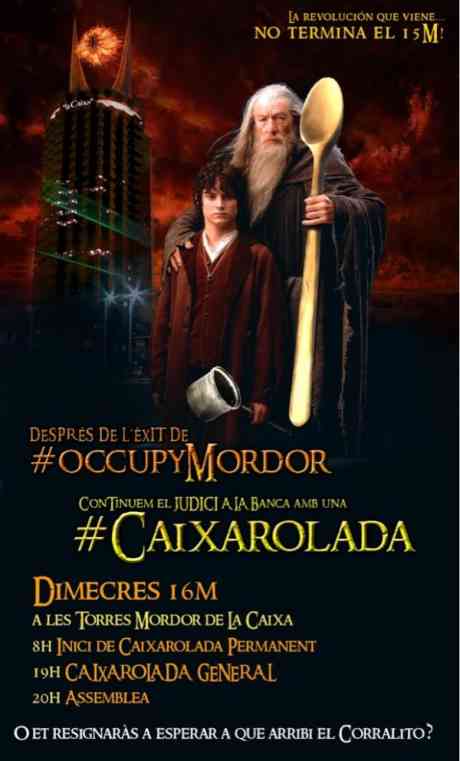 #SpanishRevolution reloads, takes aim and fires #OccupyMordor