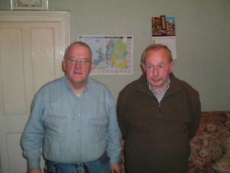 M D Hynes and Pat O'Hanlon, Treasurer of GCFA.