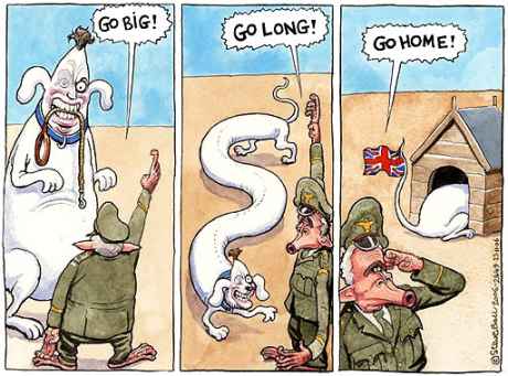  Steve Bell 2006 on the UK's Timetable for Withdrawal