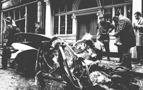 Sackville Place bombing 20th Jan 1973 aftermath, copyright the respective owner