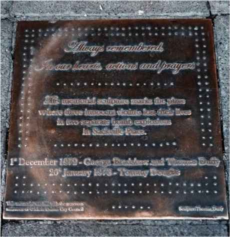 Tthe plaque as it is today in 2012, copyleft